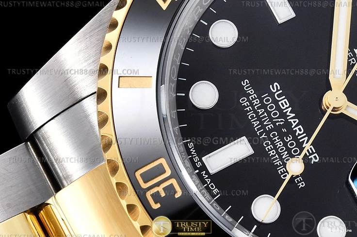 0501 Submariner 116613LN 904L YG SS Black GMF V2 VR DailyWear 1089